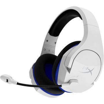 Casti gaming cu microfon HyperX Cloud Stinger Core, Wireless, pentru PS5 PS4 si PC, Alb Casti gaming cu microfon HyperX Cloud Stinger Core, Wireless, pentru PS5 PS4 si PC, Alb
