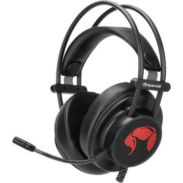 Casti gaming cu microfon Marvo HG9055, 7.1 Surround, Negru