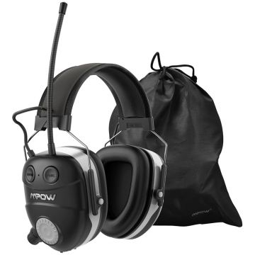 Casti gaming cu microfon Mpow 119, Earmuff, AM/FM, Bluetooth