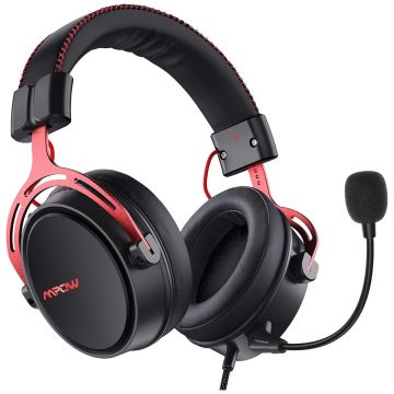 Casti gaming cu microfon Mpow Air SE, Jack 3.5 mm, Negru Casti gaming cu microfon Mpow Air SE, Jack 3.5 mm, Negru