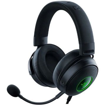 Casti gaming cu microfon Razer Kraken V3 HyperSense, Razer Chroma RGB, THX Spatial Audio, Negru Casti gaming cu microfon Razer Kraken V3 HyperSense, Razer Chroma RGB, THX Spatial Audio, Negru