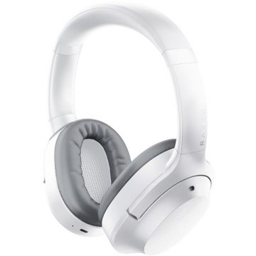 Casti Gaming cu microfon Razer Opus X Mercury, Bluetooth 5.0, Active Noise Cancellation, Alb Casti Gaming cu microfon Razer Opus X Mercury, Bluetooth 5.0, Active Noise Cancellation, Alb