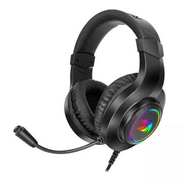 Casti gaming cu microfon Redragon Hylas, RGB, Negru Casti gaming cu microfon Redragon Hylas, RGB, Negru
