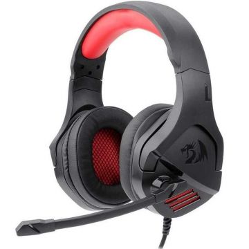 Casti gaming cu microfon Redragon Theseus, Negru