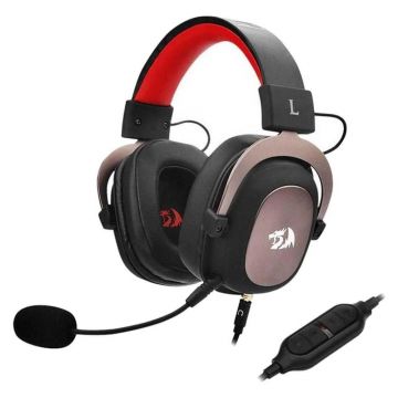 Casti gaming cu microfon Redragon Zeus 2, 7.1, Negru