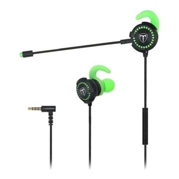 Casti gaming cu microfon T-Dagger Alps, In-Ear, Negru