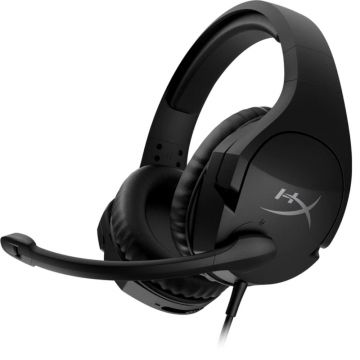 Casti gaming HyperX Cloud Stinger S 7.1 4P4F1AA, Multiplatforma, USB, Jack 3.5mm, Negru