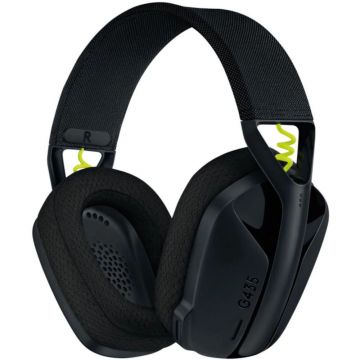 Casti Gaming Logitech G435, Wireless, Black/Neon Yellow Casti Gaming Logitech G435, Wireless, Black/Neon Yellow