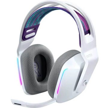Casti Gaming Logitech Lightspeed G733, Wireless, Alb Casti Gaming Logitech Lightspeed G733, Wireless, Alb