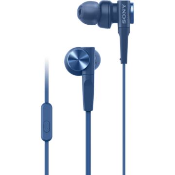 Casti In-Ear Sony MDRXB55APL.CE7, Microfon, Albastru