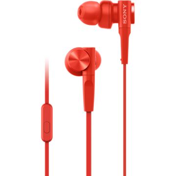 Casti In-Ear Sony MDRXB55APR.CE7, Microfon, Rosu