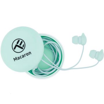 Casti In-Ear Tellur Macaron, Microfon, Albastru