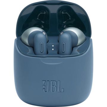 Casti JBL Tune 225 in-ear True Wireless, Autonomie 5 ore, Bluetooth, Hands-free, Albastru
