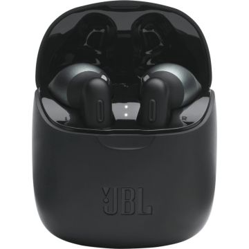 Casti JBL Tune 255 in-ear True Wireless, Autonomie 5 ore, Bluetooth, Hands-free, Negru