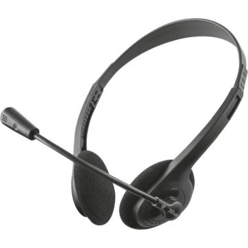Casti PC On-Ear Trust TR-21665, Microfon, Negru