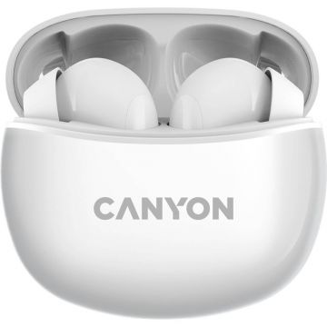 Casti True Wireless Canyon TWS-5, Bluetooth, Alb