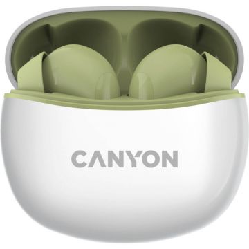 Casti True Wireless Canyon TWS-5, Bluetooth, Verde