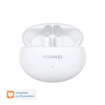 Casti True Wireless Huawei FreeBuds 4i, Ceramic White