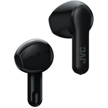 Casti True Wireless JVC HA-A3T-B-U, In Ear, Bluetooth, Microfon, Autonomie 22 ore, Negru