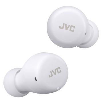 Casti True Wireless JVC HA-A5T-WN-E, Bluetooth 5.1, Voice assistant, Water Resistance IPX4, Alb