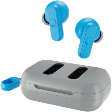 Casti True Wireless Skullcandy Dime 2, Bluetooth, Gri/Albastru