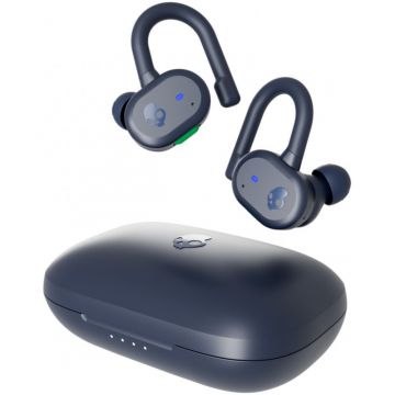 Casti True Wireless Skullcandy Push Active, Bluetooth, IP55, Dark Blue/Green