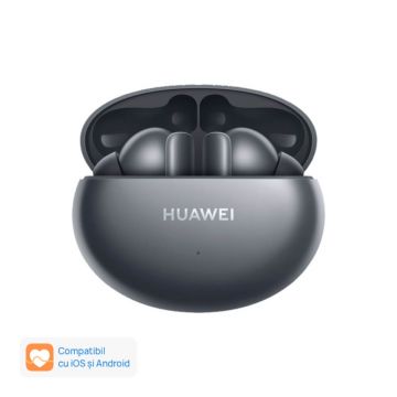 Casti wireless Huawei FreeBuds 4i Otter- CT030, Silver Frost