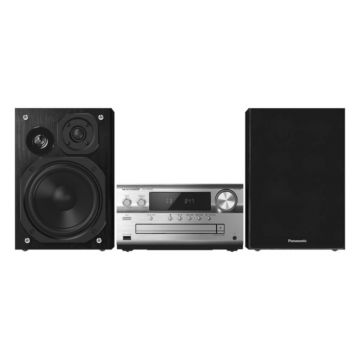 Microsistem audio Panasonic SC-PMX90EG-S, 120W, USB, Bluetooth, Argintiu