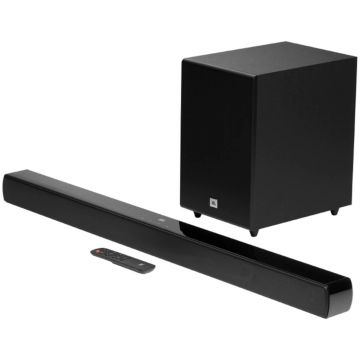 Soundbar JBL SB170BLKEP, 2.1, 220 W, Subwoofer Wireless, Dolby Digital, Bluetooth 4.2, HDMI ARC, Negru