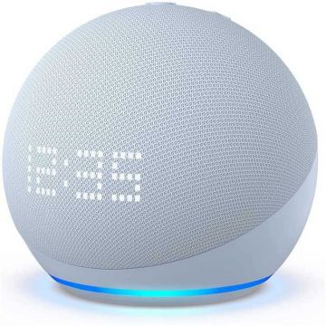 Boxa Inteligenta Ceas Echo Dot 5 2022 Control Voce Alexa Wi-Fi Bluetooth Cloud Blue Boxa Inteligenta Ceas Echo Dot 5 2022 Control Voce Alexa Wi-Fi Bluetooth Cloud Blue