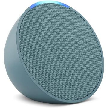 Boxa Inteligenta Echo Pop Control Voce Alexa Wi-Fi Bluetooth Midnight Turquoise