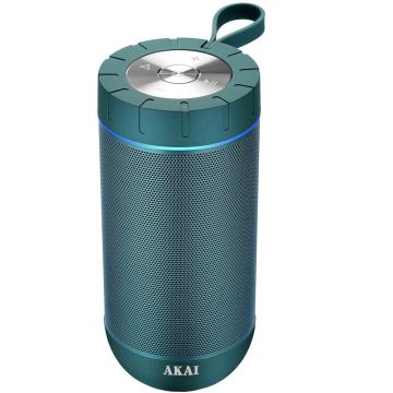 Boxa portabila Akai ABTSW-60, Bluetooth, Waterproof IPX7, Albastru