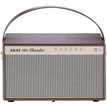 Boxa Portabila M5-THUNDER Activa Bluetooth 5.0 Tweeter Dome Maro
