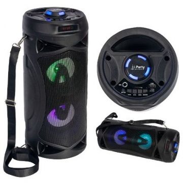 Boxa Portabila TWS 10W BT/FM/SD/USB/AUX Negru