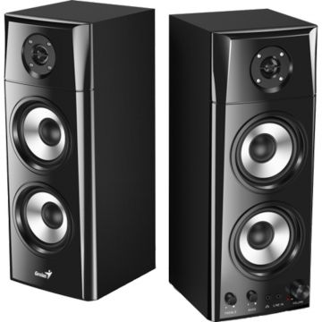 Boxe 2.0 Genius HF1800A II, 60 W RMS, Negru