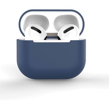 Casca de Telefon Carcasa Silicone Soft Case C compatibila cu Apple AirPods 3 Blue