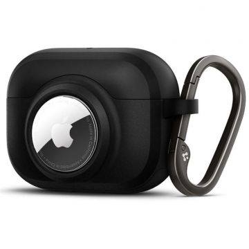 Casca de Telefon Tag Armor Duo compatibila cu Apple AirPods Pro si AirTag Black