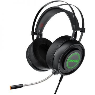 Casti AA-GB1, iluminare RGB, microfon, USB, Driver 50mm, Sunet 7.1, Lungime cablu 2.1m, Negru