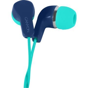 Casti audio In-Ear Canyon EPM-2, Microfon, Verde/Albastru Casti audio In-Ear Canyon EPM-2, Microfon, Verde/Albastru