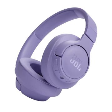 Casti audio Over-Ear JBL Tune 720BT, Bluetooth, Asistent vocal, Multi-Point, Pure Bass, Autonomie 76 ore, Violet
