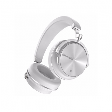 Casti Bluetooth Bluedio T4 Bluetooth 4.2, Wireless, Stereo, microfon incorporat, active noise cancellation, usb tip C Alb