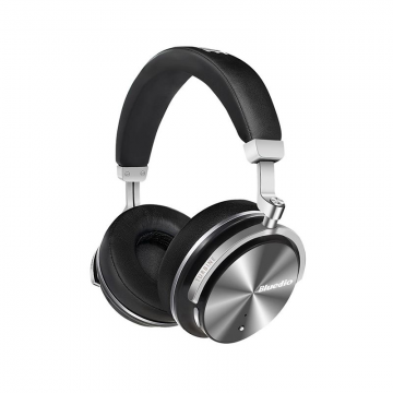 Casti Bluetooth Bluedio T4S, Wireless, Stereo, microfon incorporat, active noise cancellation, usb tip C - DualStore Negru