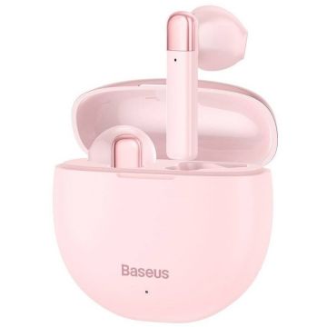 Casti Bluetooth TWS Encok NGW2-04 Roz