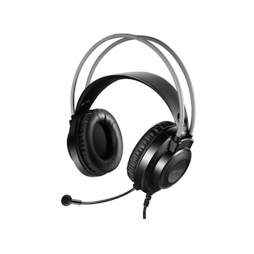 Casti Cu Fir Stereo Negru