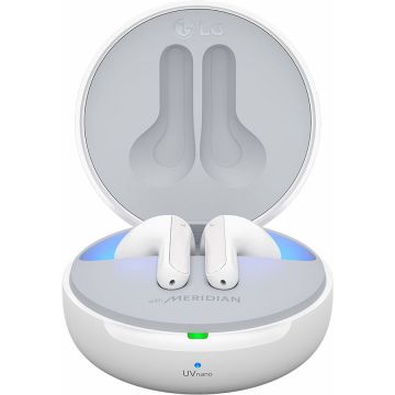 Casti Free FN7 True Wireless Bluetooth UV Nano White