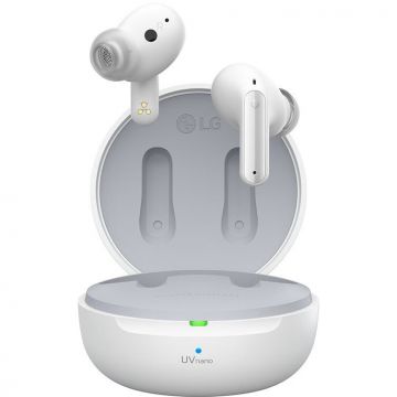 Casti Free FP8 True Wireless Bluetooth UV Nano White