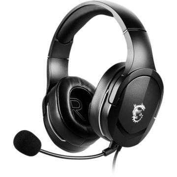 Casti gaming cu fir MSI Immerse GH20, Microfon, Negru Casti gaming cu fir MSI Immerse GH20, Microfon, Negru