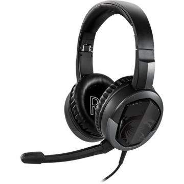 Casti gaming cu fir MSI Immerse GH30 V2, Microfon, Negru Casti gaming cu fir MSI Immerse GH30 V2, Microfon, Negru