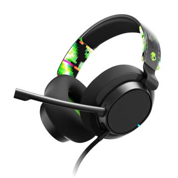Casti Gaming cu microfon Skullcandy Slyr Pro Multi Platform, Cu fir, Negru/Verde Casti Gaming cu microfon Skullcandy Slyr Pro Multi Platform, Cu fir, Negru/Verde