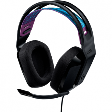 Casti Gaming G335 Minijack 3.5mm Multiplatforma Negre